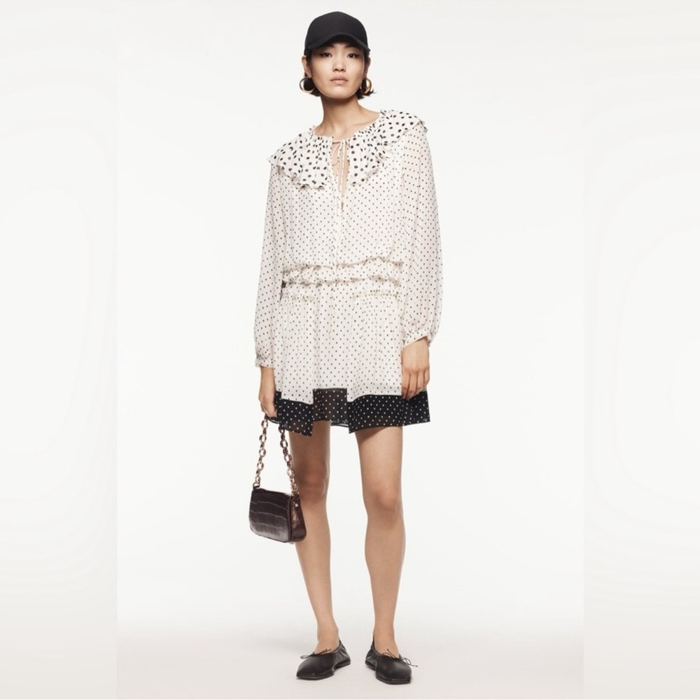 Zara Studio POLKA DOT MINI DRESS LIMITED EDITION defect - Picture 3 of 14